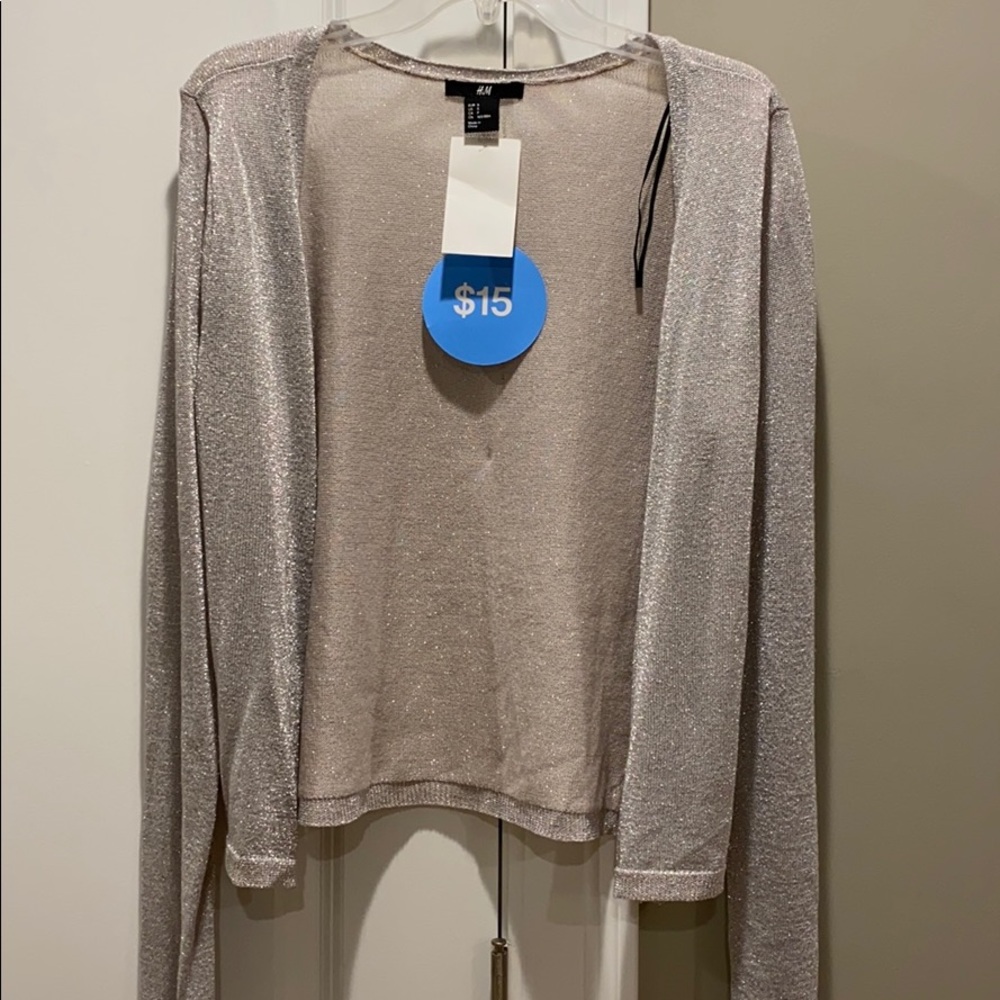 H&M sparkly cardigan